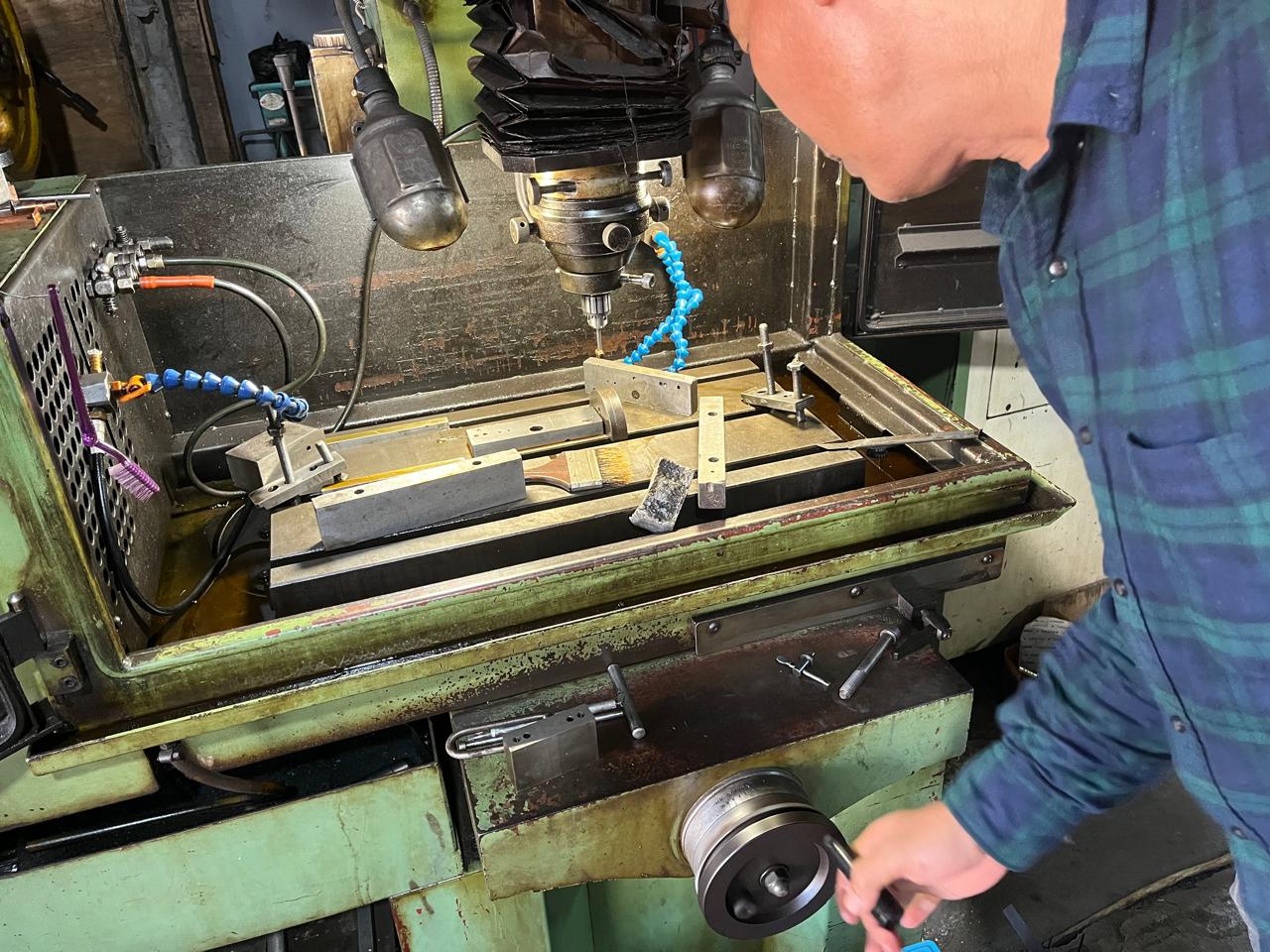 EDM machining process by Yokotech for precision metal parts